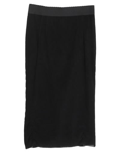 Dolce & Gabbana Midi Skirts In Black