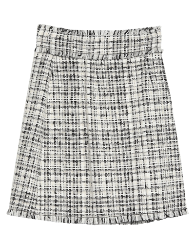 Shop Dolce & Gabbana Woman Mini Skirt White Size 8 Cotton, Synthetic Fibers, Alpaca Wool, Mohair Wool, Wo