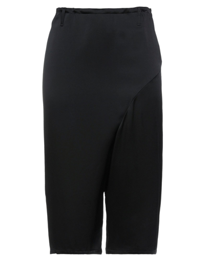 Ann Demeulemeester Woman Shorts & Bermuda Shorts Black Size 6 Acetate, Rayon In Black