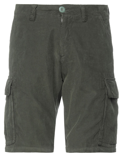 Shop Modfitters Man Shorts & Bermuda Shorts Military Green Size 30 Cotton