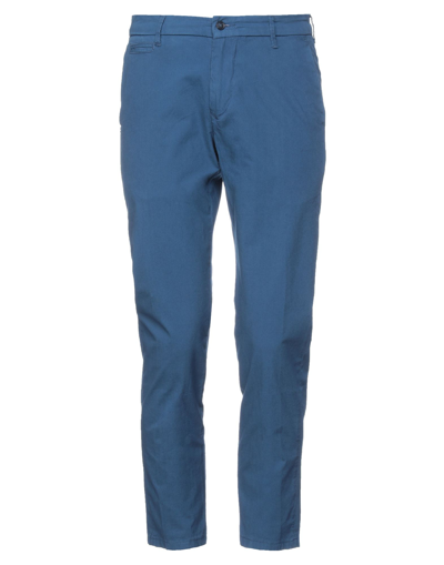 Shop 0/zero Construction Man Pants Blue Size 30 Cotton, Elastane