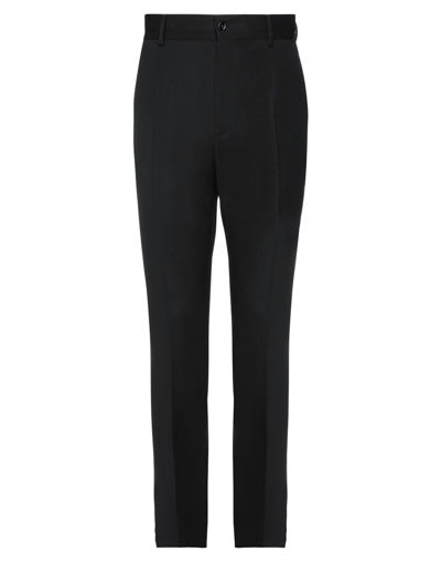 Shop Dolce & Gabbana Man Pants Black Size 40 Virgin Wool