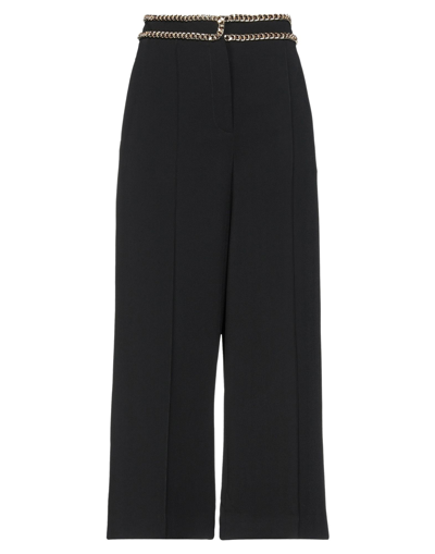 Shop Moschino Woman Cropped Pants Black Size 8 Viscose, Elastane