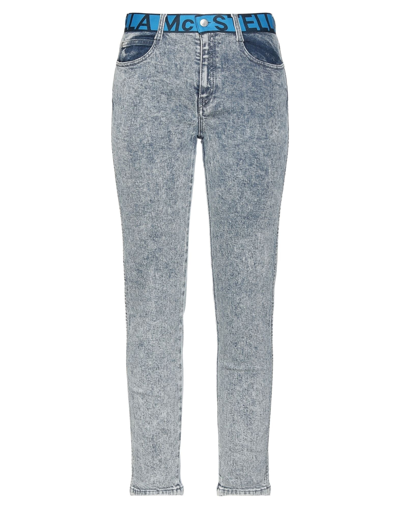 Shop Stella Mccartney Woman Jeans Blue Size 29 Cotton, Rubber, Polyester
