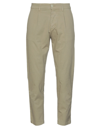 Shop Haikure Man Pants Military Green Size 31 Cotton, Elastane