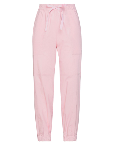 Shop Semicouture Woman Pants Light Pink Size 8 Cotton