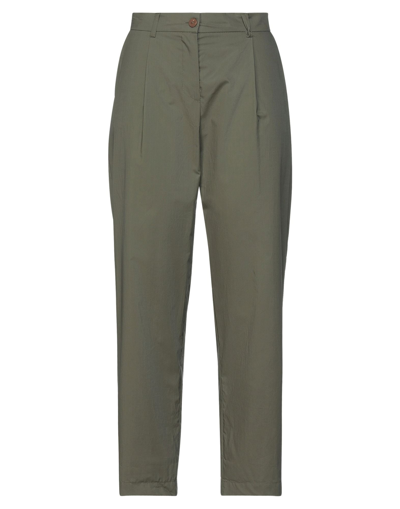 Shop Kate By Laltramoda Pants In Military Green