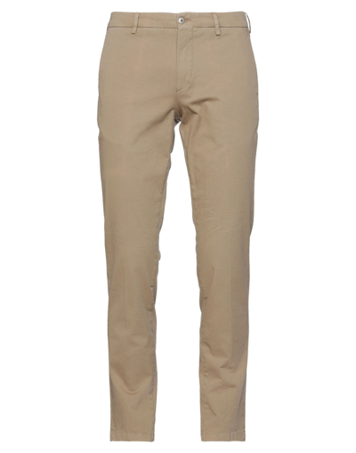 Shop Be Able Man Pants Camel Size 30 Cotton, Elastane In Beige