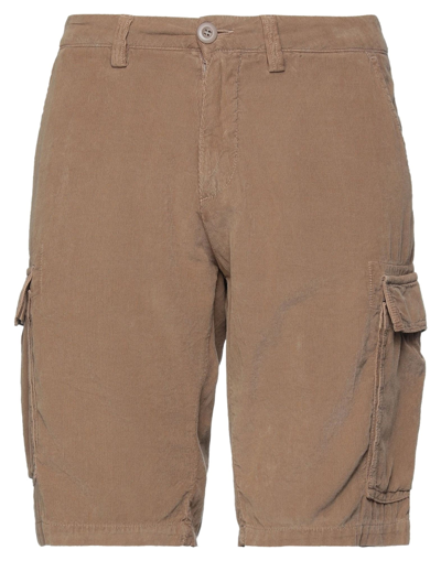 Shop Modfitters Man Shorts & Bermuda Shorts Camel Size 30 Cotton In Beige