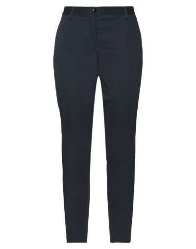 Shop Brian Dales Woman Pants Midnight Blue Size 14 Cotton, Elastane