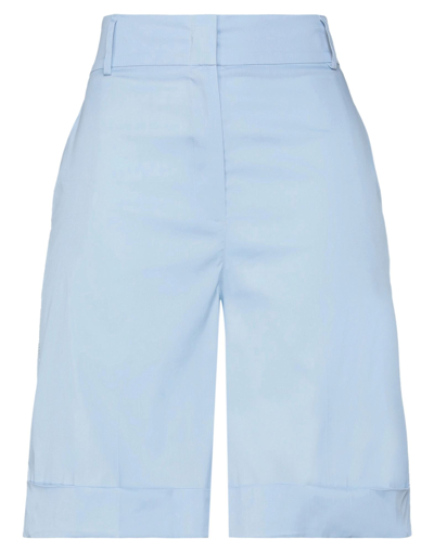 Shop D-exterior Shorts & Bermuda Shorts In Sky Blue