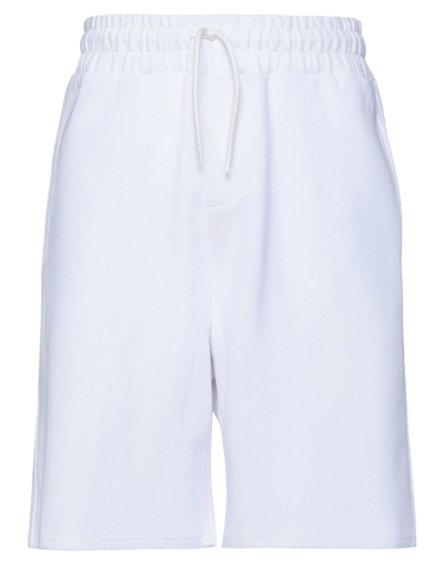 Shop The Future Man Shorts & Bermuda Shorts White Size M Cotton