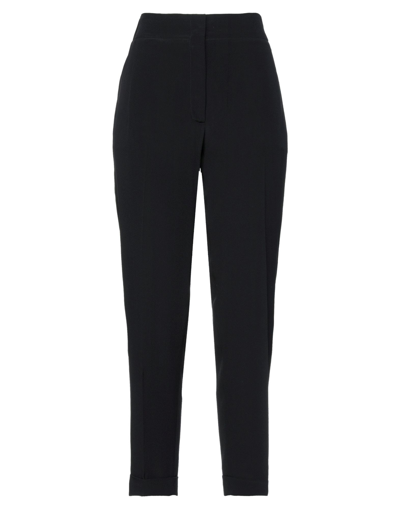 Shop Ferragamo Woman Pants Black Size 8 Silk