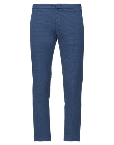 Shop Entre Amis Man Pants Midnight Blue Size 31 Cotton, Elastane
