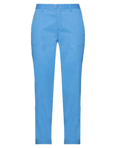 Shop Merci .., Woman Pants Azure Size 4 Cotton, Nylon, Elastane In Blue