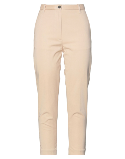 Nine:inthe:morning Nine In The Morning Woman Pants Beige Size 26 Viscose, Elastane In Beige