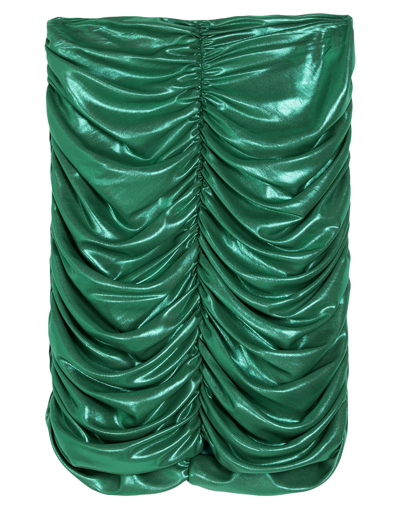 Shop Aniye By Woman Mini Skirt Emerald Green Size 8 Polyester