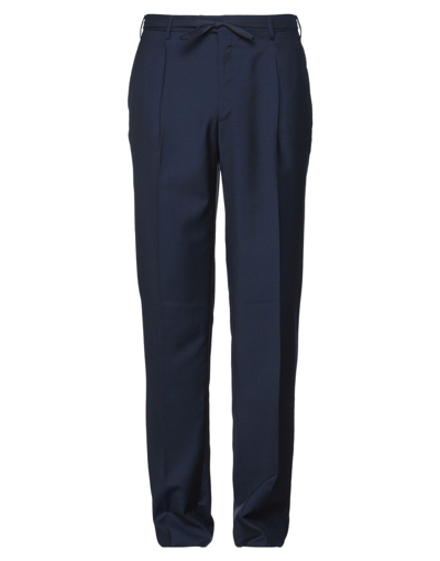 Shop Brioni Pants In Dark Blue