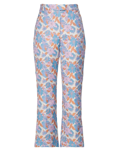 Shop Paul & Joe Woman Pants Azure Size 6 Polyester In Blue