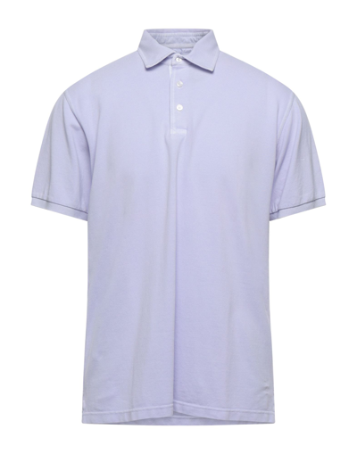 Shop Fedeli Polo Shirts In Lilac