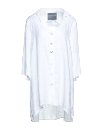 Shop Elisa Cavaletti By Daniela Dallavalle Woman Shirt White Size S Linen, Viscose