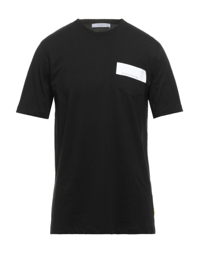 Shop Gazzarrini Man T-shirt Black Size M Cotton