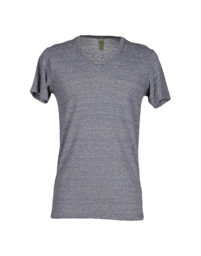 Shop Alternative Man T-shirt Blue Size Xs Polyester, Cotton, Rayon