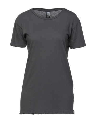 Shop Alternative Woman T-shirt Lead Size Xl Cotton In Grey