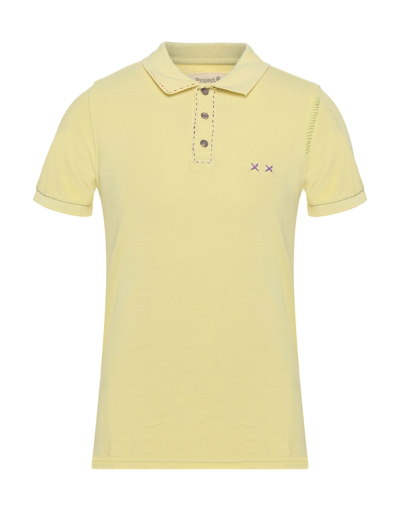 Shop Project E Man Polo Shirt Light Yellow Size 3xl Cotton