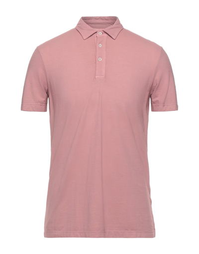 Shop Altea Polo Shirts In Pastel Pink