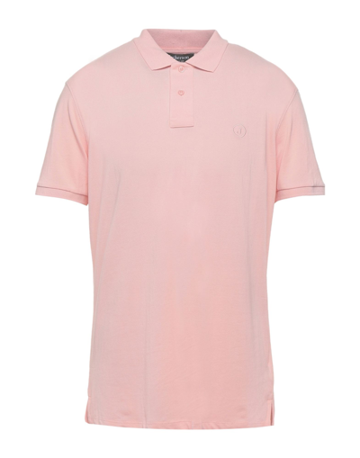 Shop Jeckerson Polo Shirts In Light Pink