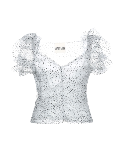 Shop Aniye By Woman Top Light Grey Size 10 Polyester