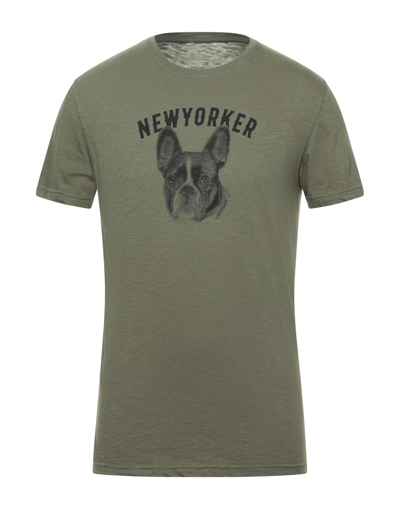 Shop Bl'ker Man T-shirt Military Green Size Xl Cotton