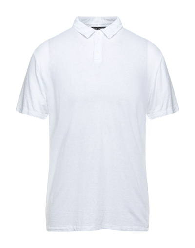 Shop Daniele Fiesoli Man Polo Shirt White Size Xxl Linen, Elastane