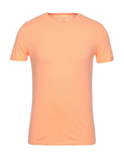 Shop Majestic Filatures Man T-shirt Orange Size M Cotton
