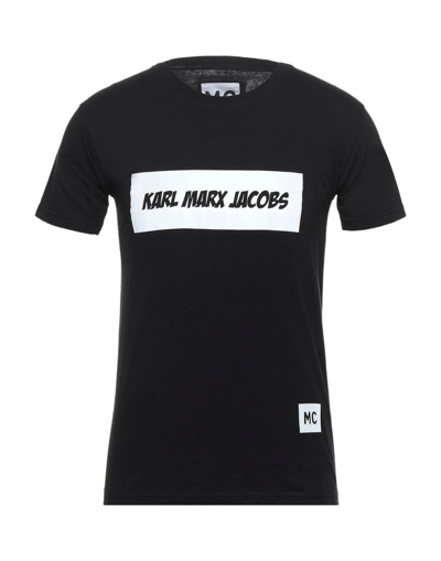 Master Coat T-shirts In Black