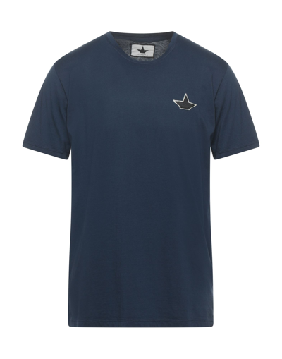 Macchia J T-shirts In Dark Blue | ModeSens