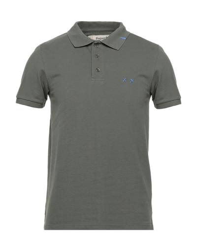 Shop Project E Polo Shirts In Military Green