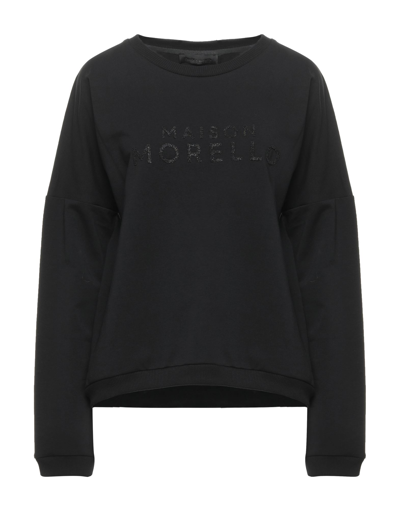 Shop Frankie Morello Sweatshirts In Black