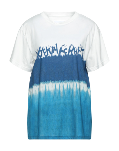 Shop Alberta Ferretti Woman T-shirt White Size M Cotton