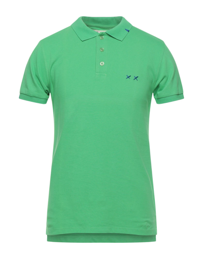 Shop Project E Man Polo Shirt Green Size Xs Cotton