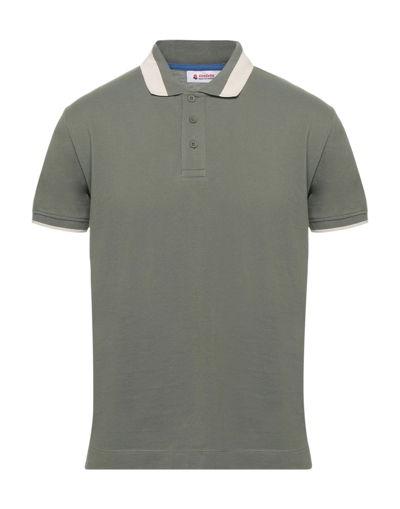 Shop Invicta Polo Shirts In Military Green