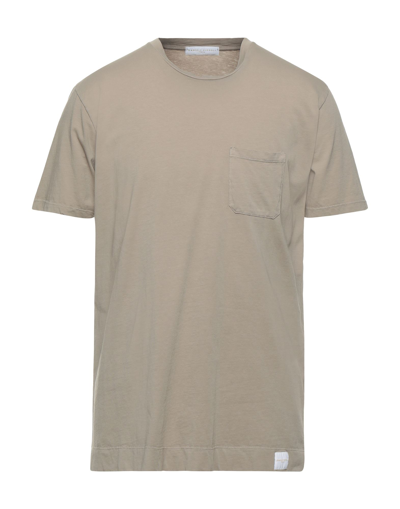 Shop Daniele Fiesoli Man T-shirt Sand Size S Cotton In Beige