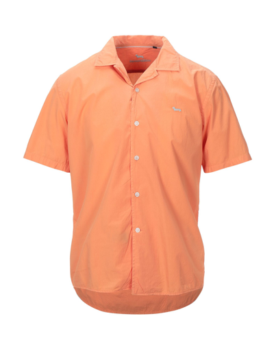 Shop Harmont & Blaine Shirts In Orange