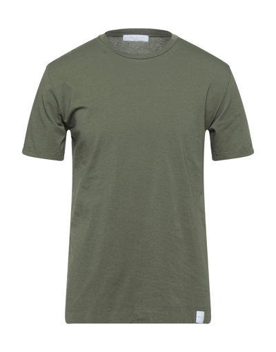Shop Daniele Fiesoli Man T-shirt Military Green Size Xxl Cotton
