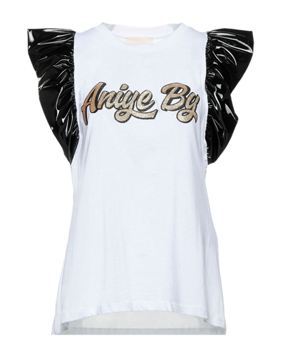 Shop Aniye By Woman T-shirt Black Size 6 Cotton, Polyester, Polyurethane