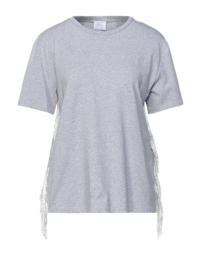 Shop Merci .., Woman T-shirt Grey Size M Cotton