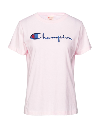 Shop Champion Woman T-shirt Pink Size Xl Cotton
