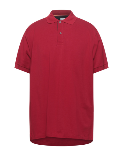Shop Paul Smith Polo Shirts In Red