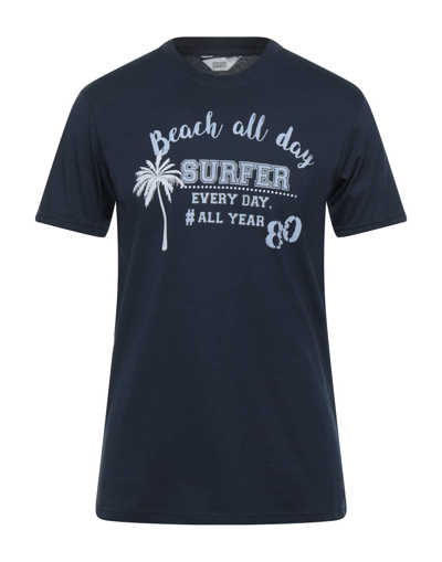 Shop Solid ! T-shirts In Dark Blue